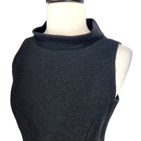 Vintage 90s Laundry by Shelli Segal Wool Sheath Dress Size 6 - Picture 6 of 8